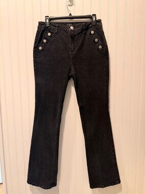 d.jeans Black Flare Jeans – Size 8